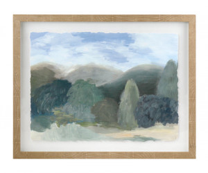 Somerset Landscape Framed Print