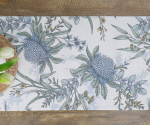 Mirella Blue Waratahs Table Runner