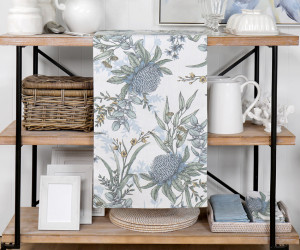 Mirella Blue Waratahs Table Runner