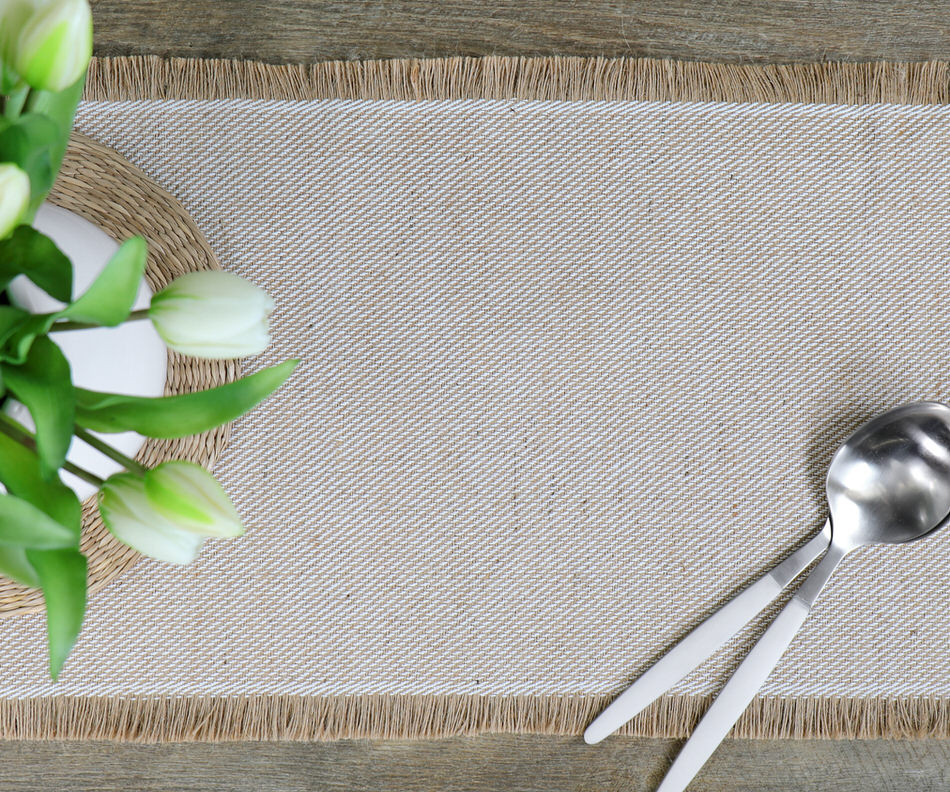 Farley Jute & Cotton Table Runner