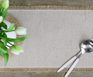 Farley Jute & Cotton Table Runner