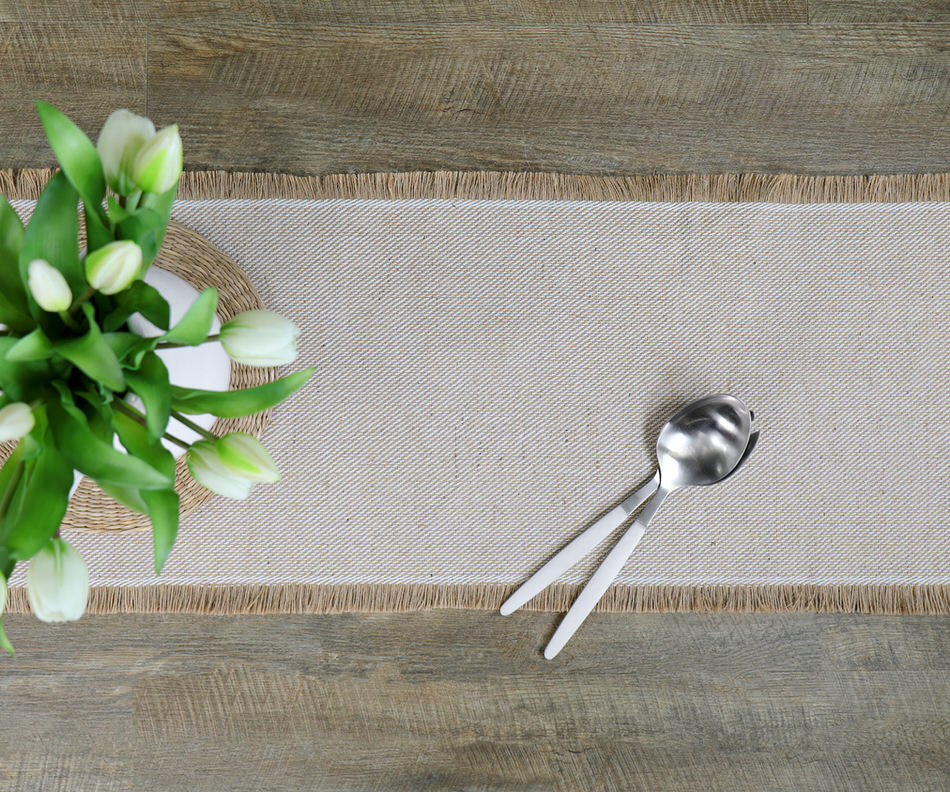 Farley Jute & Cotton Table Runner