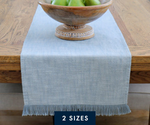 Calypso Blue Table Runner