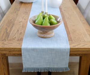 Calypso Blue Table Runner