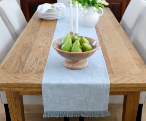 Calypso Blue Table Runner