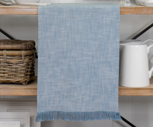 Calypso Blue Table Runner