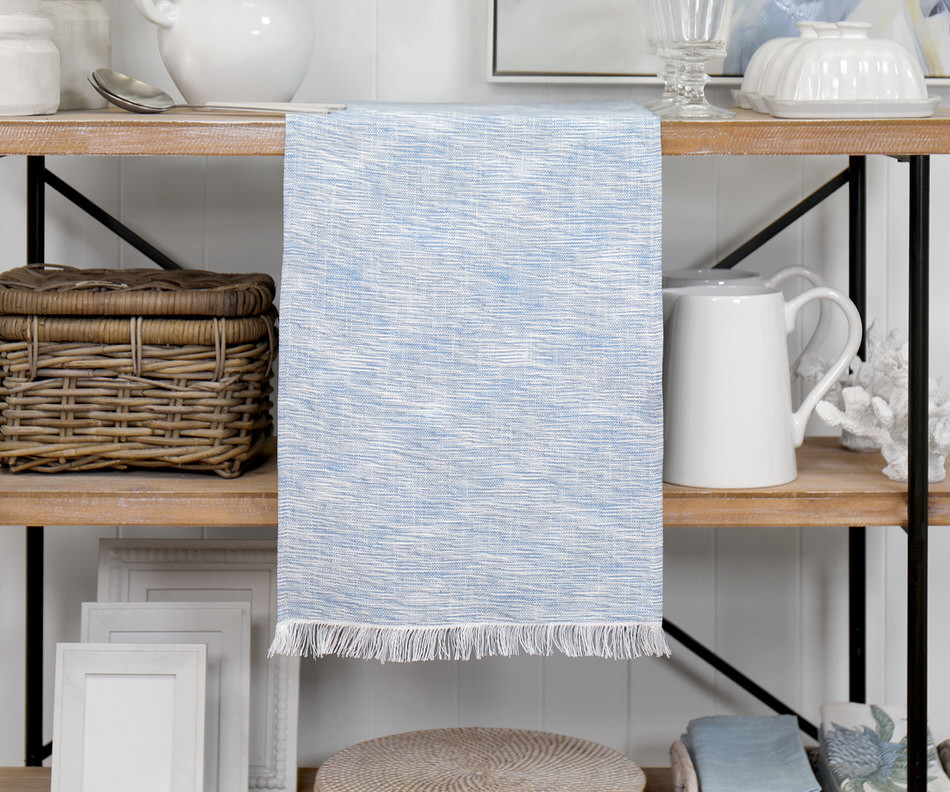 Sanctuary Blue Table Runner