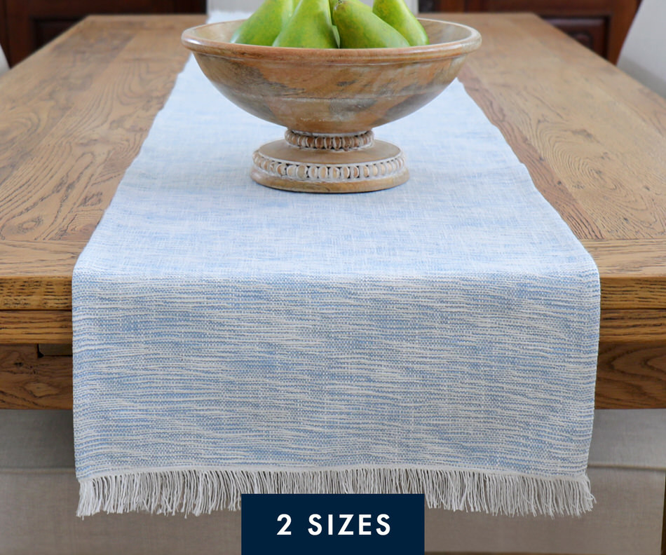 Sanctuary Blue Table Runner