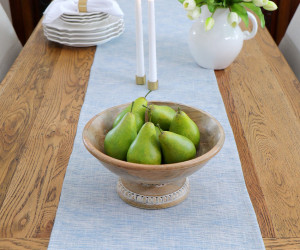 Sanctuary Blue Table Runner