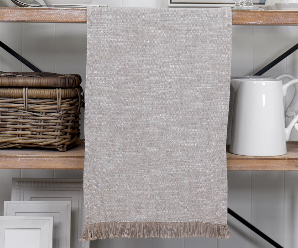 Calypso Taupe Table Runner