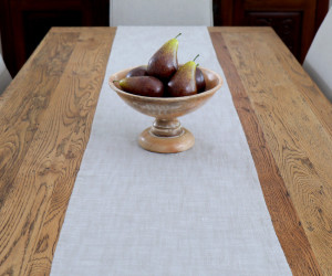 Calypso Taupe Table Runner