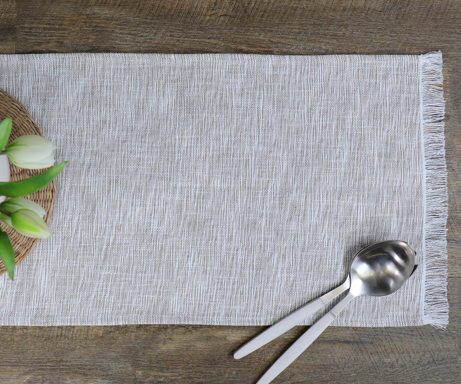 Sanctuary Taupe Table Runner