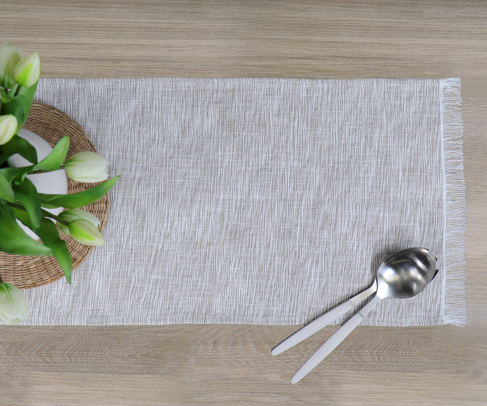 Sanctuary Taupe Table Runner