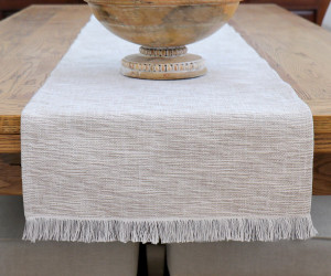 Sanctuary Taupe Table Runner