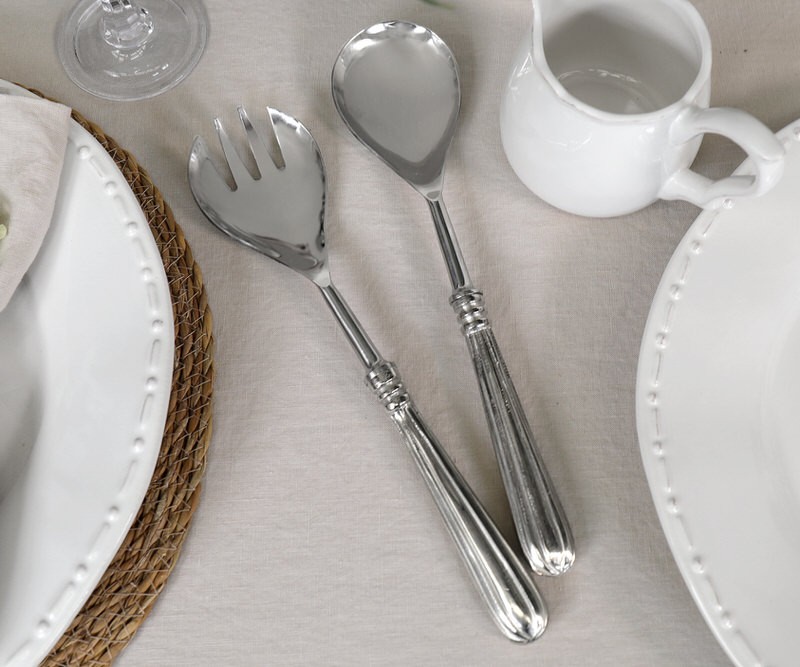 Set 2 Harlington Silver Salad Servers - Homewares Online - Dining ...