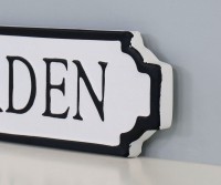 Beer Garden Enamel Wall Sign