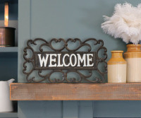 Grove Welcome Sign - Cast Iron Sign