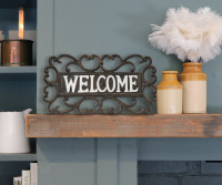 Grove Welcome Sign - Cast Iron Sign