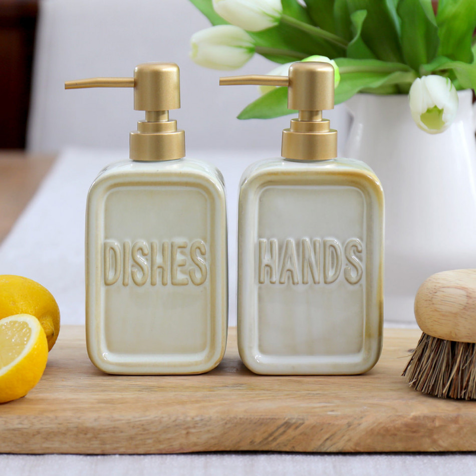 Croft 'Hands' Soap Dispenser, shown as a standalone product for clear identification