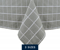 Olive Green Campbell Check Tablecloth