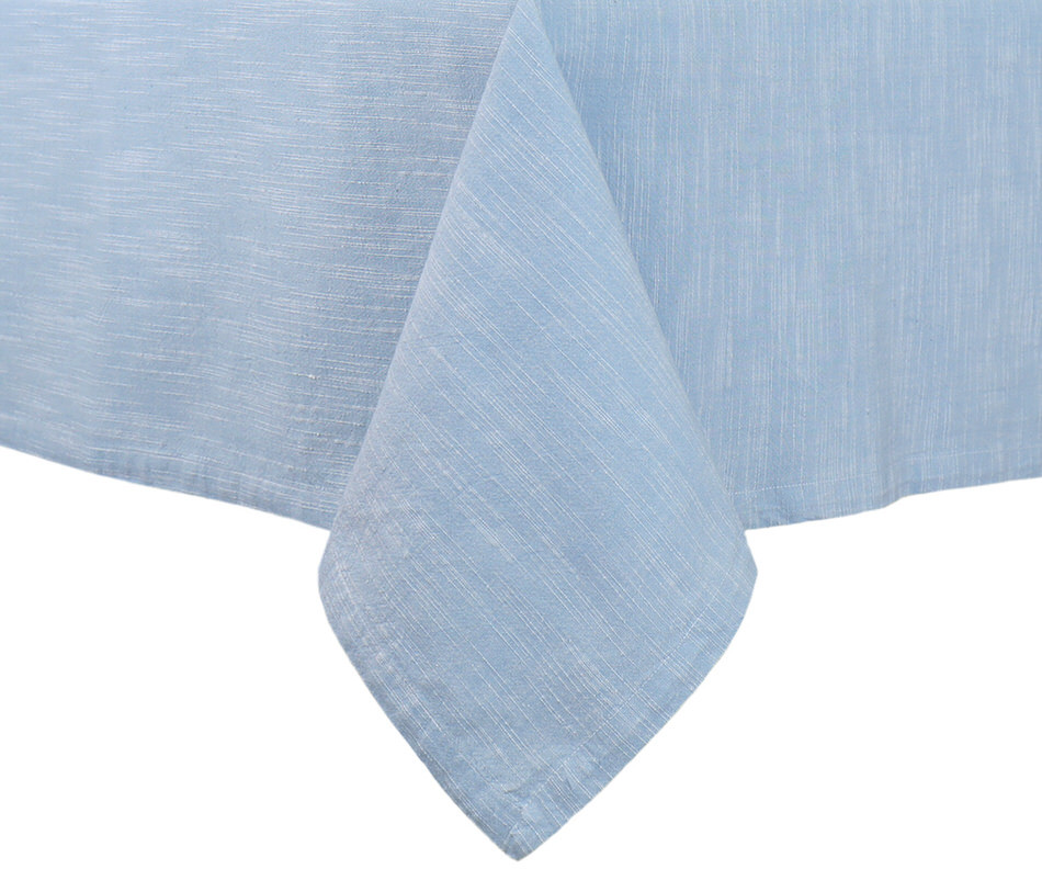 Holywell Blue Slub Tablecloth