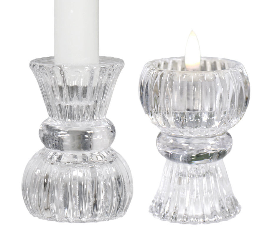 Madison Glass Tealight Candle Holder