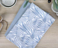 Set 2 Blue Ferns Teatowels