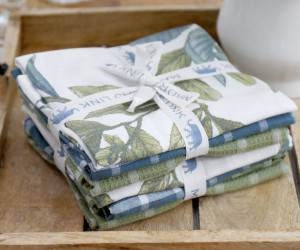 Set 3 Franklin Eucalyptus Teatowels