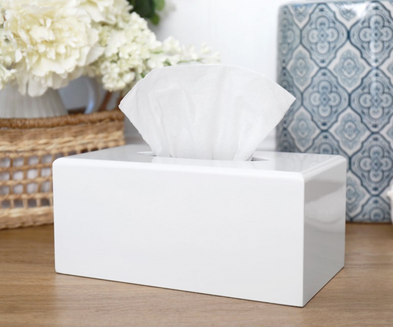 lacquer tissue box cover