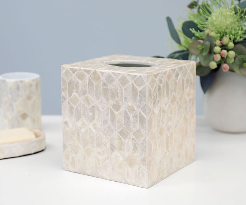 coral tissue box cover