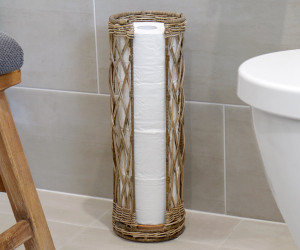 Wicklow Rattan Toilet Roll Holder