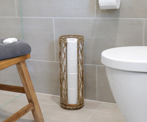 Wicklow Rattan Toilet Roll Holder