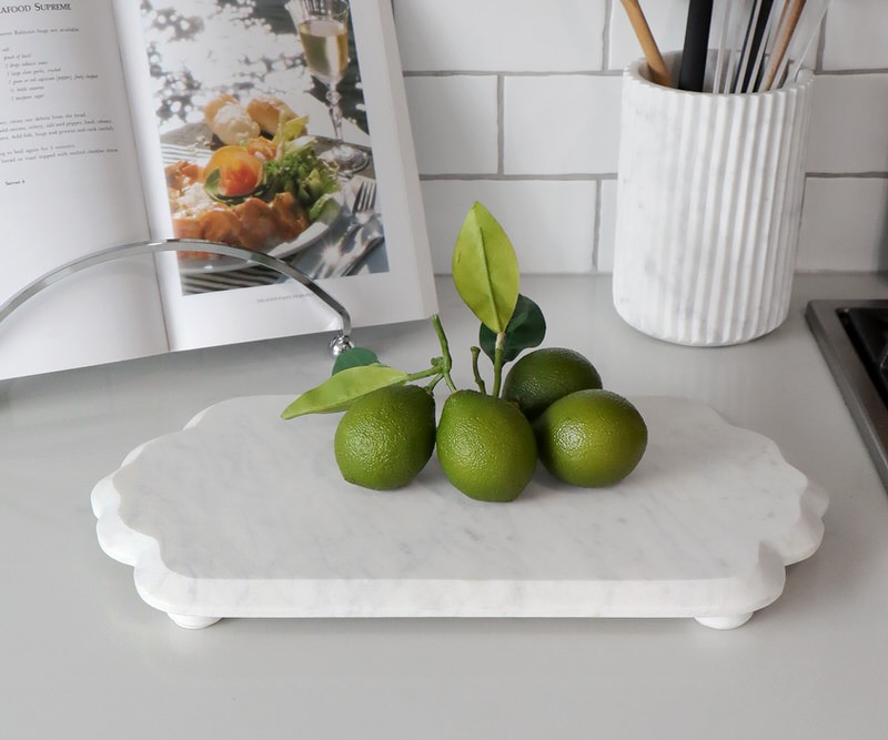 Eleanor Marble Serving Board