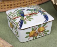 Chambord Gardens Square Trinket Box