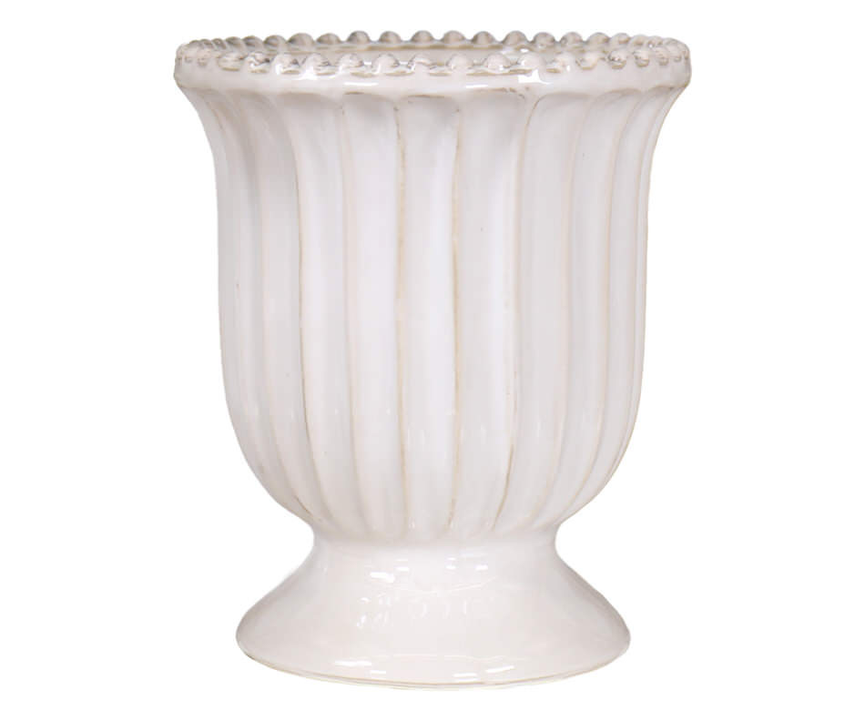 Chatsworth Ivory Beaded Vase