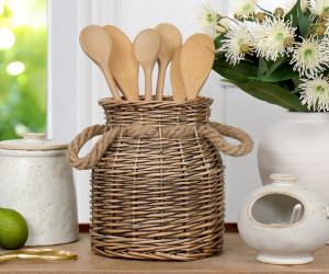 Breton Willow Utensil Holder