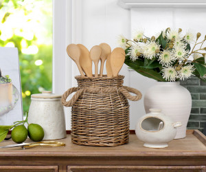 Breton Willow Utensil Holder