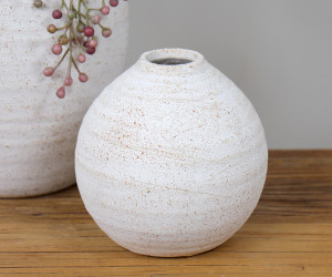 Small Luisa Cream Bud Vase