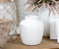 Clara Ceramic Vase - Cream