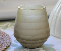 Dumas Frosted Glass Tealight / Vase