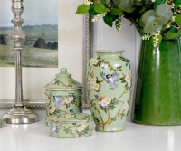 Morningside Green Blossom Vase