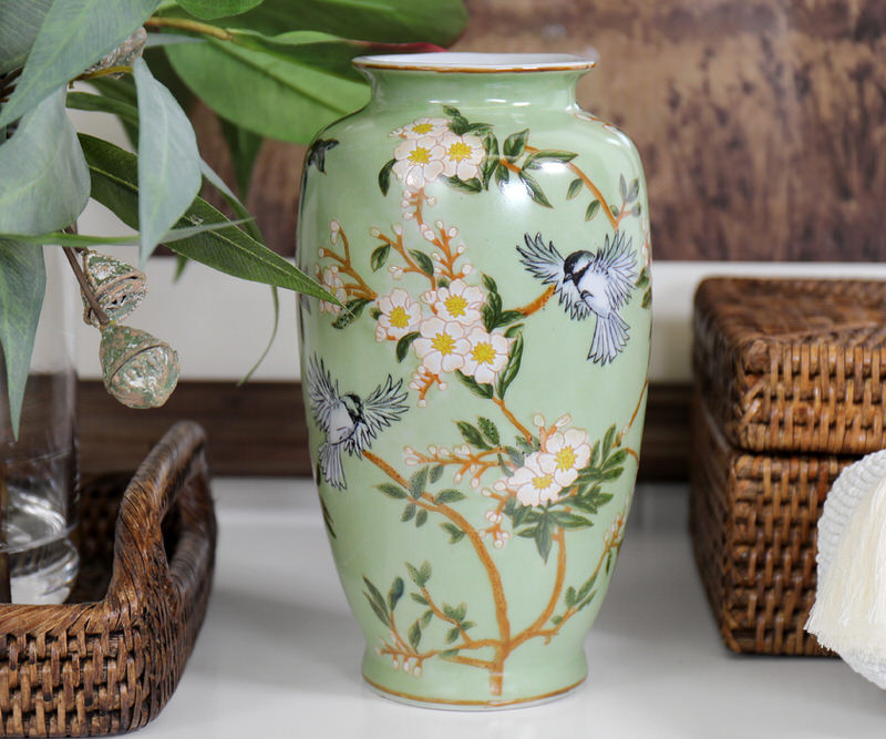 Morningside Green Blossom Vase
