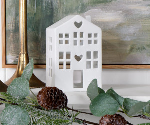 St Giles Porcelain Village Cottage Tealight