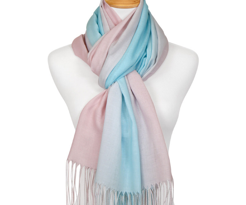 Dreamer Pink & Blue Ombre Scarf