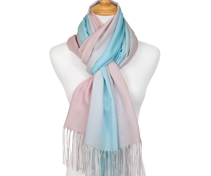 Dreamer Pink & Blue Ombre Scarf