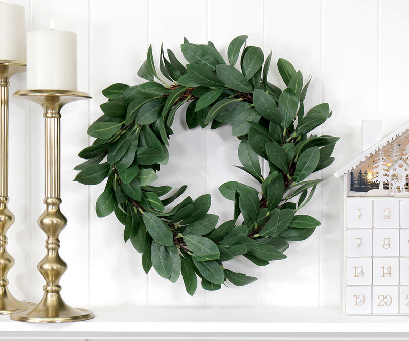 Laurel Christmas Door Wreath - 35cm