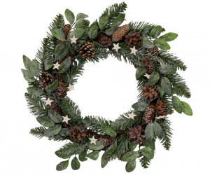 Woodland Pinecones Christmas Wreath 45cm