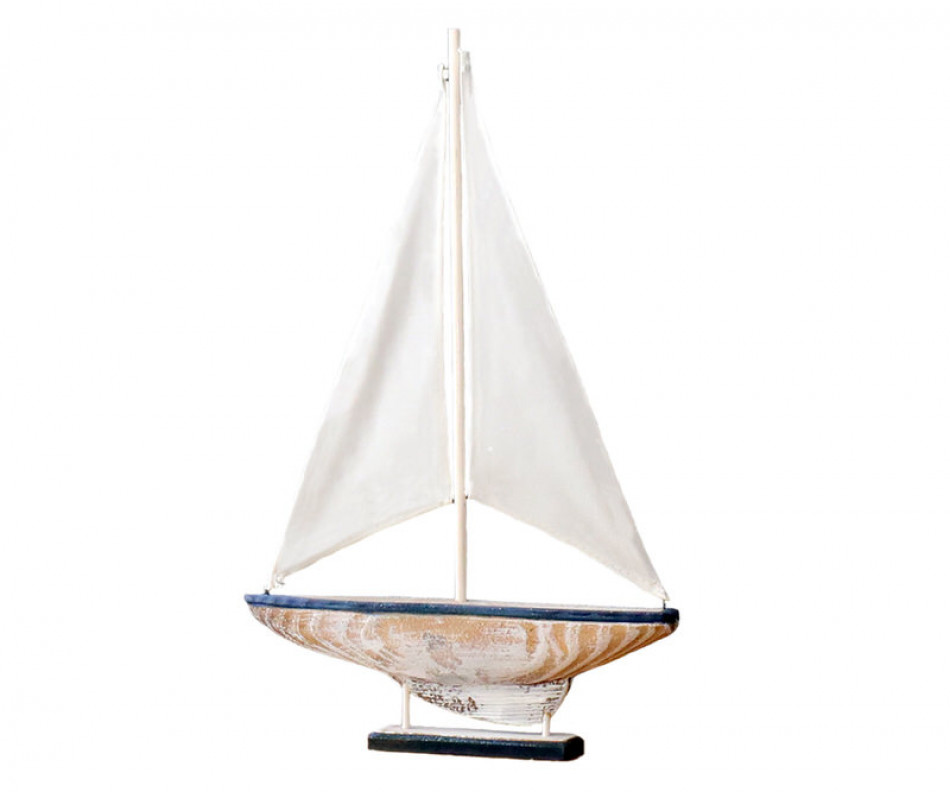 Large Seafarer Wooden Yacht - Sail Boat