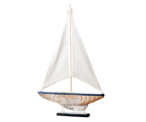 Large Seafarer Wooden Yacht - Sail Boat