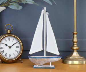 Small Seafarer Wooden Yacht - Sail Boat